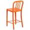 Flash Furniture 2 " High Orange Metal Counter Height Stool, PK2 2-CH-61200-24-OR-GG - alternate 10