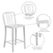Flash Furniture 2 " High White Metal Counter Height Stool, PK2 2-CH-61200-24-WH-GG - alternate 6