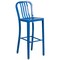 Flash Furniture 2 " High Blue Metal Barstool with Slat Back, PK2 2-CH-61200-30-BL-GG - alternate 9