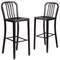 Flash Furniture 2PK 30"H Black-Gold Metal Barstool with Slat Back 2-CH-61200-30-BQ-GG - alternate 8