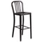 Flash Furniture 2PK 30"H Black-Gold Metal Barstool with Slat Back 2-CH-61200-30-BQ-GG - alternate 10