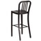 Flash Furniture 2PK 30"H Black-Gold Metal Barstool with Slat Back 2-CH-61200-30-BQ-GG - alternate 5
