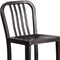 Flash Furniture 2PK 30"H Black-Gold Metal Barstool with Slat Back 2-CH-61200-30-BQ-GG - alternate 9