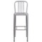 Flash Furniture 2PK 30" High Silver Metal Barstool with Slat Back 2-CH-61200-30-SIL-GG - alternate 8