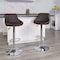 Flash Furniture Brown Vinyl Barstool, PK2 2-CH-82028A-BRN-GG - alternate 1