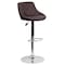 Flash Furniture Brown Vinyl Barstool, PK2 2-CH-82028A-BRN-GG - alternate 9