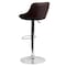 Flash Furniture Brown Vinyl Barstool, PK2 2-CH-82028A-BRN-GG - alternate 4