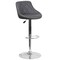 Flash Furniture Gray Vinyl Barstool, PK2 2-CH-82028A-GY-GG - alternate 9