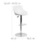 Flash Furniture White Vinyl Barstool, PK2 2-CH-82028A-WH-GG - alternate 7