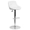Flash Furniture White Vinyl Barstool, PK2 2-CH-82028A-WH-GG - alternate 9