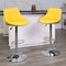 Flash Furniture Yellow Vinyl Barstool, PK2 2-CH-82028A-YEL-GG - alternate 1