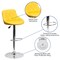 Flash Furniture Yellow Vinyl Barstool, PK2 2-CH-82028A-YEL-GG - alternate 5