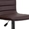 Flash Furniture Brown Vinyl Adjust Barstool, Counter Ht Swivel, Chrome Pedestal Base, PK2 2-CH-92023-1-BRN-GG - alternate 10