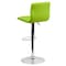 Flash Furniture Green Vinyl Adjust Barstool, Counter Ht Swivel, Chrome Pedestal Base, PK2 2-CH-92023-1-GRN-GG - alternate 4
