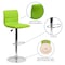 Flash Furniture Green Vinyl Adjust Barstool, Counter Ht Swivel, Chrome Pedestal Base, PK2 2-CH-92023-1-GRN-GG - alternate 2