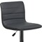 Flash Furniture Gray Vinyl Adjust Barstool, Counter Ht Swivel, Chrome Pedestal Base, PK2 2-CH-92023-1-GY-GG - alternate 9