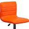 Flash Furniture Orange Vinyl Adjust Barstool, Counter Ht Swivel, Chrome Ped Base, PK2 2-CH-92023-1-ORG-GG - alternate 9