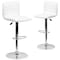 Flash Furniture White Vinyl Barstool, PK2 2-CH-92023-1-WH-GG - alternate 2