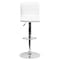Flash Furniture White Vinyl Barstool, PK2 2-CH-92023-1-WH-GG - alternate 3