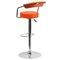 Flash Furniture Orange Vinyl Barstool, PK2 2-CH-TC3-1060-ORG-GG - alternate 4