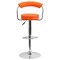 Flash Furniture Orange Vinyl Barstool, PK2 2-CH-TC3-1060-ORG-GG - alternate 8