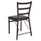 Flash Furniture Brown Ladderback Folding Chair, PK2 2-CY-180841-GG - alternate 10