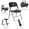 Flash Furniture Black Plastic Folding Chair, PK2 2-DAD-YCD-50-GG - alternate 5