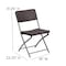 Flash Furniture Brown Rattan Plastic Chair, PK2 2-DAD-YCZ-61-GG - alternate 3