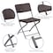 Flash Furniture Brown Rattan Plastic Chair, PK2 2-DAD-YCZ-61-GG - alternate 10