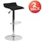 Flash Furniture Black Vinyl Barstool, PK2 2-DS-801-CONT-BK-GG - alternate 5