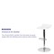 Flash Furniture White Vinyl Barstool, PK2 2-DS-801-CONT-WH-GG - alternate 6