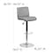 Flash Furniture Gray Vinyl Barstool, PK2 2-DS-8101B-GY-GG - alternate 7
