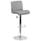 Flash Furniture Gray Vinyl Barstool, PK2 2-DS-8101B-GY-GG - alternate 10
