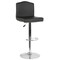 Flash Furniture Black Leather Barstool, PK2 2-DS-8111-BLK-GG - alternate 3
