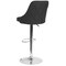 Flash Furniture Trieste Contemporary Adjustable Height Barstool in Black Fabric, PK2 2-DS-8121A-BLK-F-GG - alternate 6
