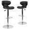 Flash Furniture Black Vinyl Barstool, PK2 2-DS-815-BK-GG - alternate 6