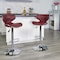 Flash Furniture Burgundy Vinyl Barstool, PK2 2-DS-815-BURG-GG - alternate 1