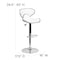 Flash Furniture White Vinyl Barstool, PK2 2-DS-815-WH-GG - alternate 8