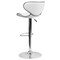 Flash Furniture White Vinyl Barstool, PK2 2-DS-815-WH-GG - alternate 10