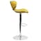 Flash Furniture Yellow Vinyl Barstool, PK2 2-DS-815-YEL-GG - alternate 7