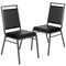Flash Furniture Black Vinyl Banquet Chair, PK2 2-FD-LUX-SIL-BK-V-GG - alternate 6