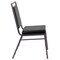 Flash Furniture Black Vinyl Banquet Chair, PK2 2-FD-LUX-SIL-BK-V-GG - alternate 3