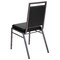 Flash Furniture Black Vinyl Banquet Chair, PK2 2-FD-LUX-SIL-BK-V-GG - alternate 7