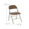 Flash Furniture HERCULES Series Double Braced Beige Vinyl Folding Chair, PK2 2-HA-F003D-BGE-GG - alternate 2