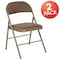 Flash Furniture HERCULES Series Double Braced Beige Vinyl Folding Chair, PK2 2-HA-F003D-BGE-GG - alternate 7