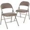 Flash Furniture HERCULES Series Double Braced Gray Vinyl Folding Chair, PK2 2-HA-F003D-GY-GG - alternate 9