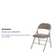 Flash Furniture HERCULES Series Double Braced Gray Vinyl Folding Chair, PK2 2-HA-F003D-GY-GG - alternate 6
