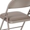 Flash Furniture HERCULES Series Double Braced Gray Vinyl Folding Chair, PK2 2-HA-F003D-GY-GG - alternate 2