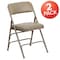 Flash Furniture Beige Vinyl Folding Chair, PK2 2-HA-MC309AV-BGE-GG - alternate 10