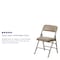 Flash Furniture Beige Vinyl Folding Chair, PK2 2-HA-MC309AV-BGE-GG - alternate 5
